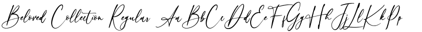 Beloved Collection Regular font