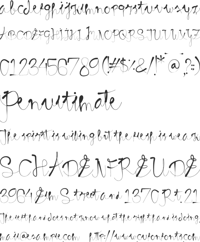 Etthiopian font preview