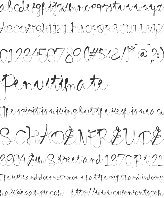 Etthiopian font preview