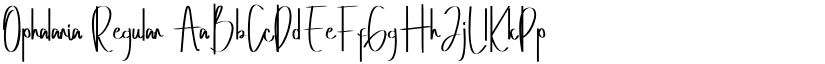 Ophalaria Regular font