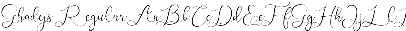 Ghadys Regular font