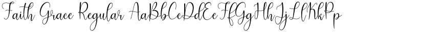 Faith Grace Regular font
