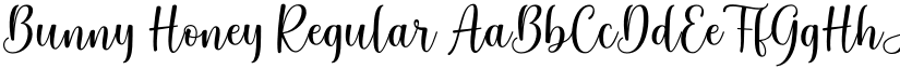 Bunny Honey Regular font