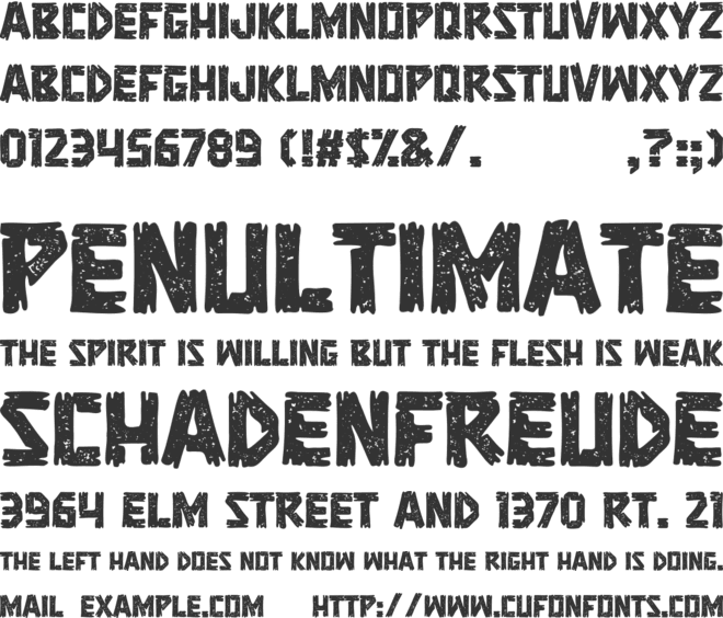 BEACHCLUB-Grunge font preview