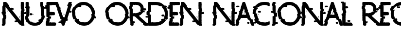 Nuevo Orden Nacional Regular font