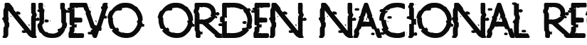 Nuevo Orden Nacional font download