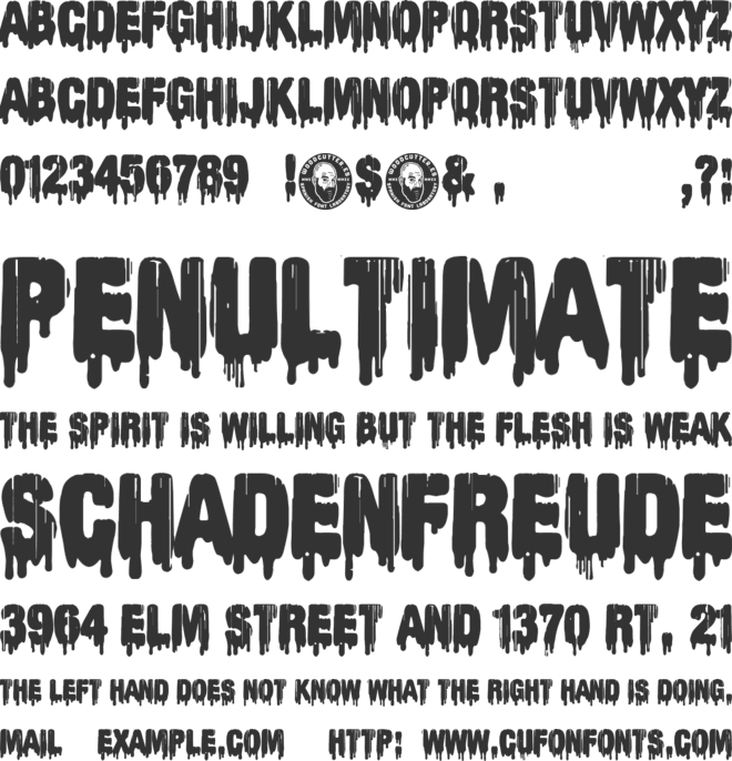 Happy Ending font preview