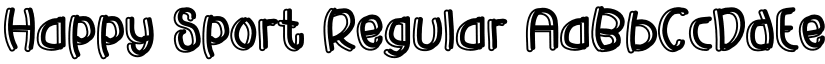Happy Sport Regular font