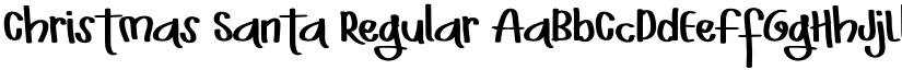 Christmas Santa Regular font