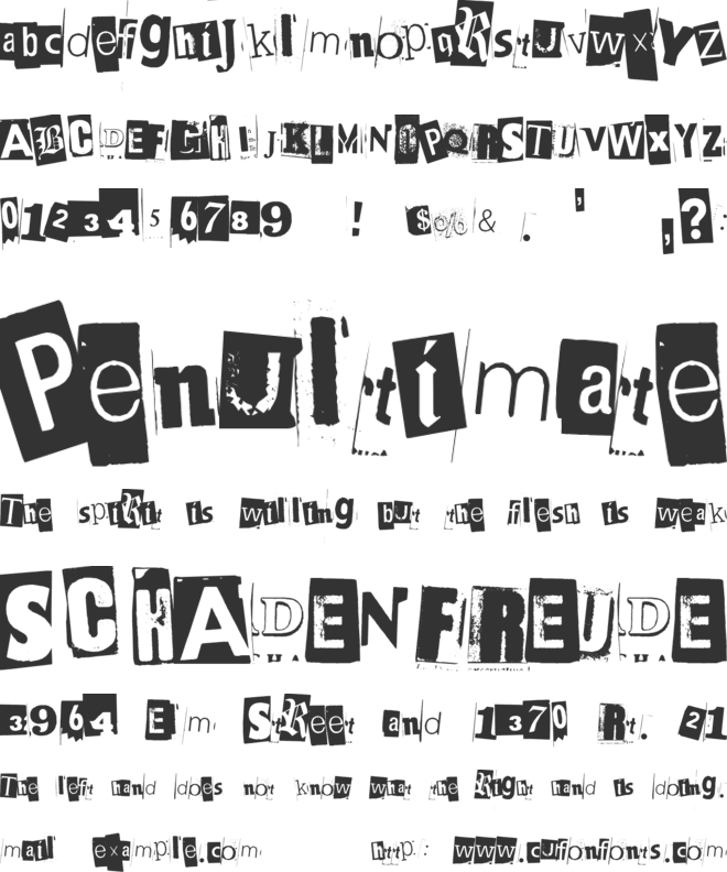 BlackCasper font preview