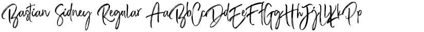 Bastian Sidney Regular font