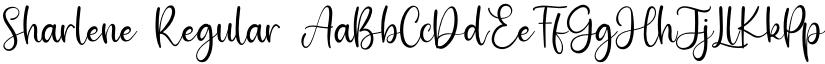Sharlene Regular font