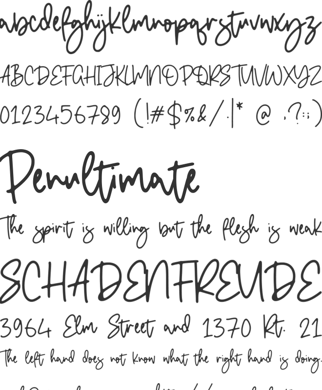 Double Diamond font preview