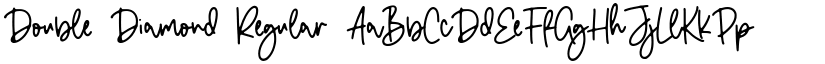 Double Diamond Regular font