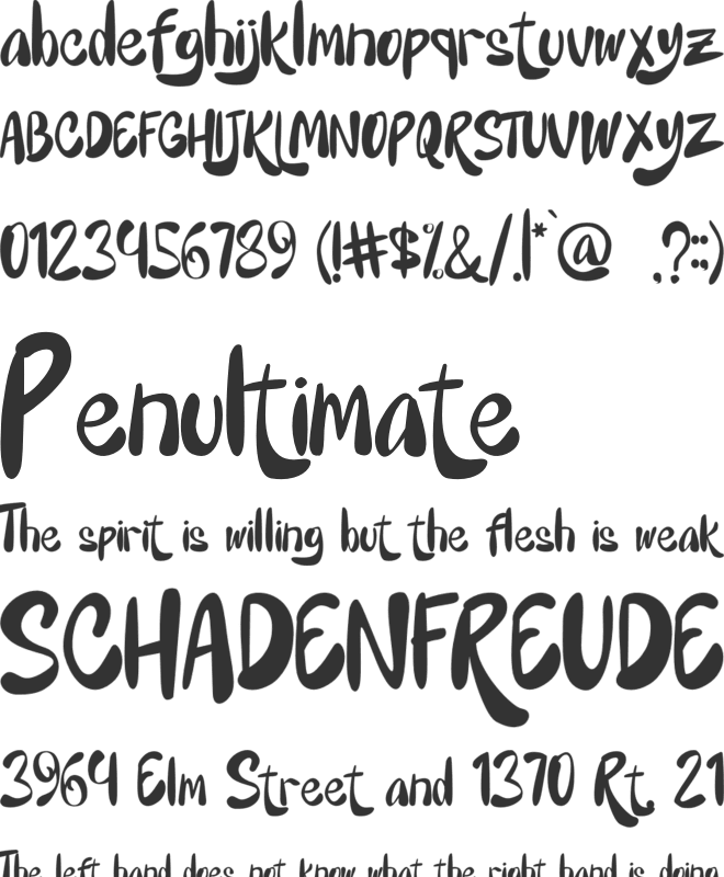 Hello Britney font preview