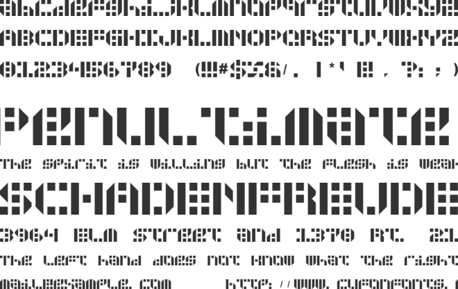 Gunju font preview