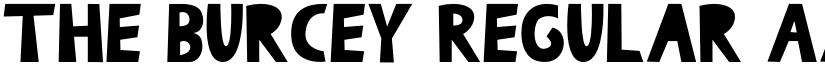 The Burcey Regular font