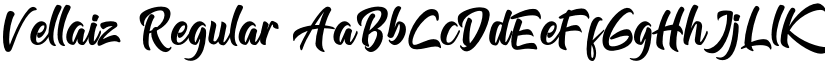 Vellaiz Regular font