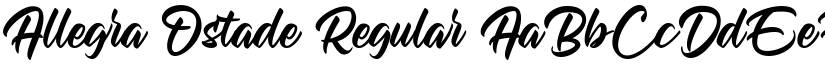 Allegra Ostade Regular font