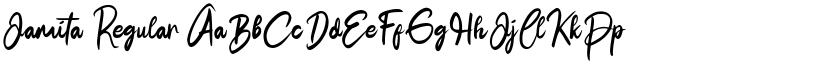 Jamita Regular font
