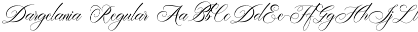 Dargelania Regular font
