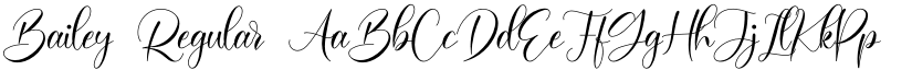 Bailey Regular font