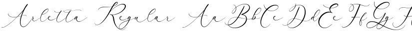 Arletta font download