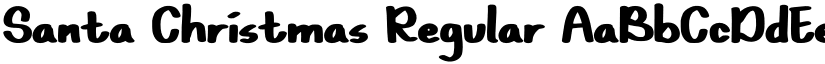Santa Christmas Regular font