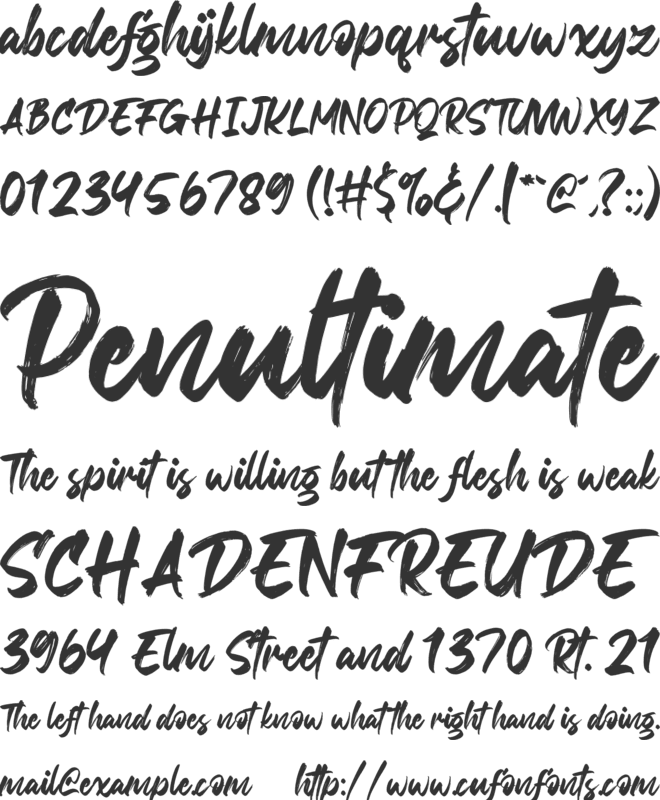 Digofetto font preview