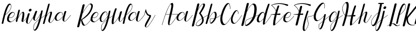 leniyha Regular font