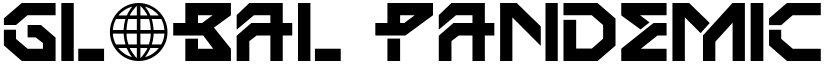 GLOBAL PANDEMIC Regular font
