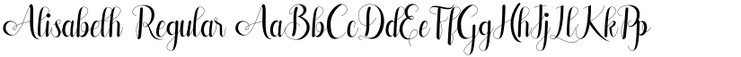 Alisabeth font download