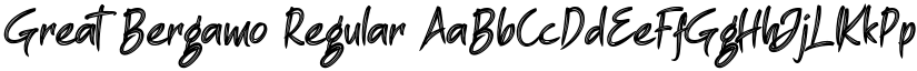 Great Bergamo font download