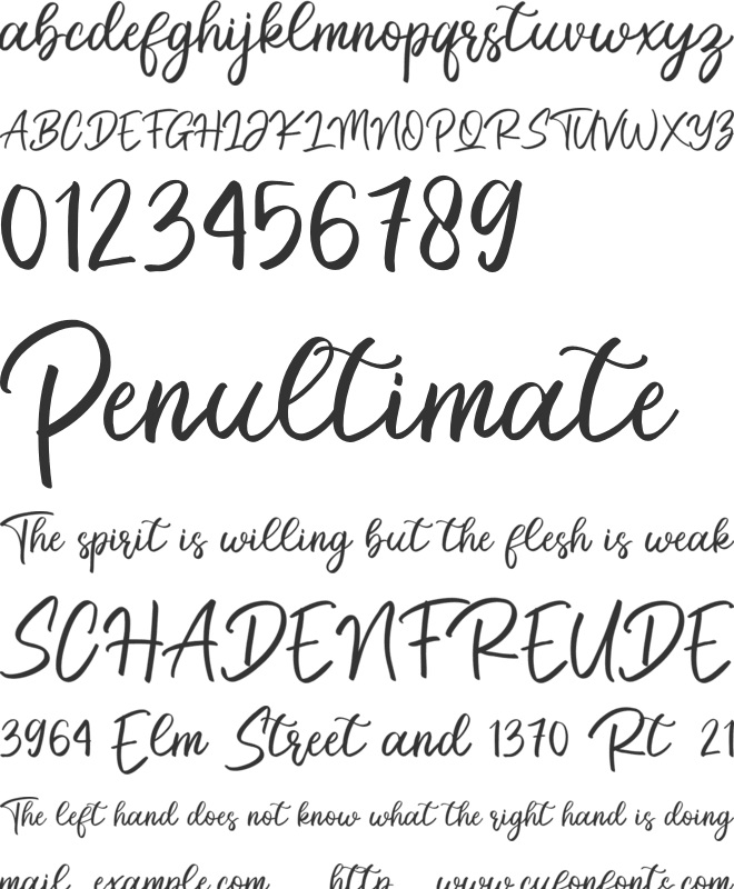 Brittany Golden font preview