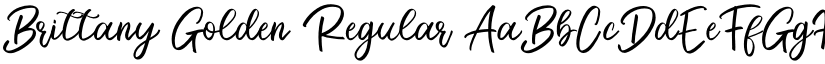 Brittany Golden Regular font