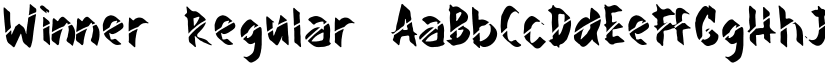 Winner Regular font