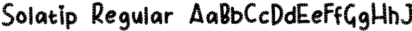 Solatip font download