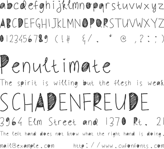 Saranghae font preview