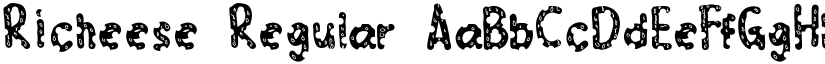 Richeese Regular font