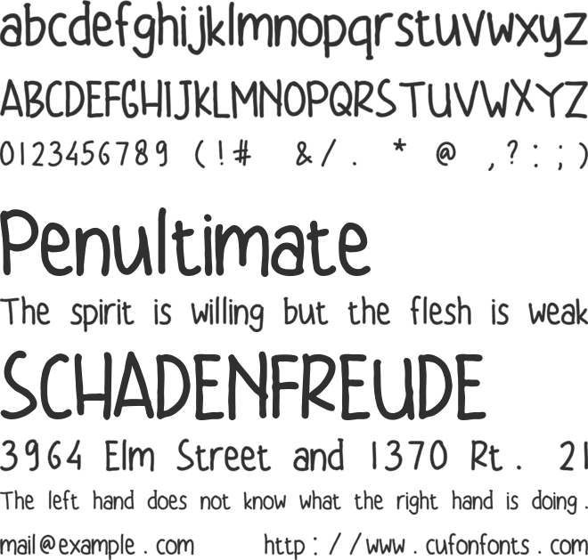 Browie font preview