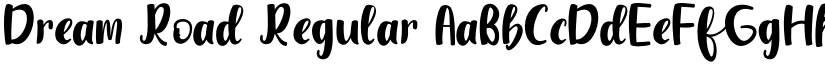 Dream Road Regular font