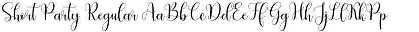 Short Party Regular font