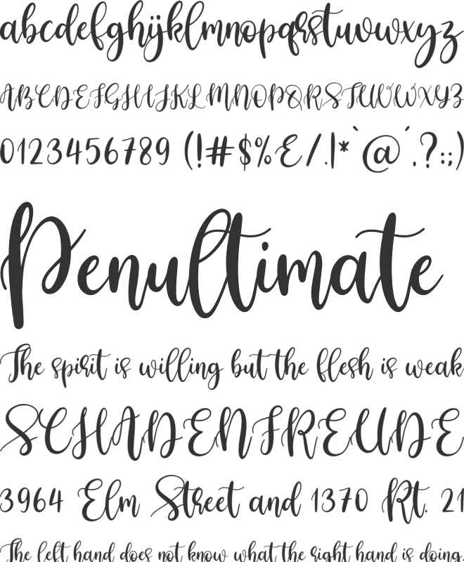 Love Balqist font preview