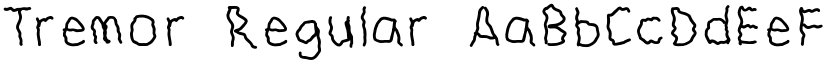 Tremor font download