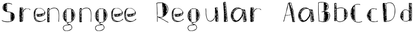 Srengngee Regular font