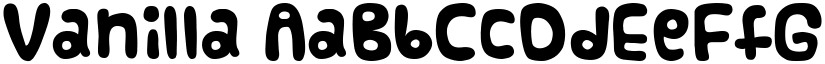 Vanilla font