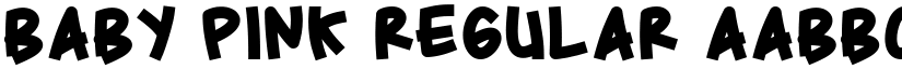 Baby Pink Regular font
