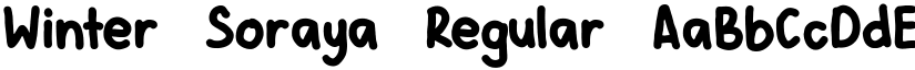 Winter Soraya Regular font