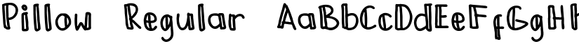 Pillow Regular font