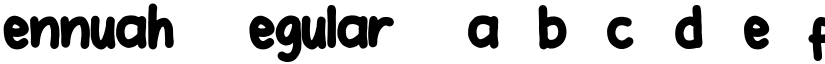Mennuah Regular font
